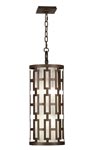 Suspension d'extérieur River Oaks en bronze antique. Fine Art Lamps. Suspension d'extérieur River Oaks en bronze antique. Fine Art Lamps.