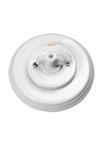 Garby Colonial interrupteur rotatif en porcelaine blanche à oreillettes va et vient . Fontini. Garby Colonial interrupteur rotatif en porcelaine blanche à oreillettes va et vient . Fontini.