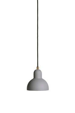 Kaiser small pendant lamp light grey shade. Fritz Hansen. 