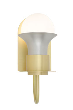 Dieter gold and silver wall light. Gau Lighting. 