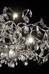 Tiara 24-light oval chandelier in clear cut glass. Harco Loor. 