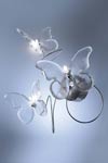 Papillon clear 3-light wall light. Harco Loor. Papillon clear 3-light wall light. Harco Loor.