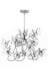 Papillon 12-light chandelier in clear glass . Harco Loor. Papillon 12-light chandelier in clear glass . Harco Loor.
