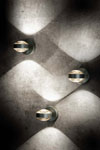 Lence applique forme lentille métal platine. Holtkötter. Lence applique forme lentille métal platine. Holtkötter.