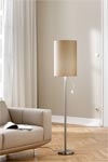 Petit lampadaire et liseuse à éclairage Led nickel mat. Holtkötter. Petit lampadaire et liseuse à éclairage Led nickel mat. Holtkötter.
