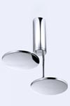 Plafonnier Invader double aluminium chromé à éclairage indirect. Holtkötter. Plafonnier Invader double aluminium chromé à éclairage indirect. Holtkötter.