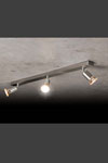 Spot aluminium mat orientable sur rotule rail de 3 lumières. Holtkötter. Spot aluminium mat orientable sur rotule rail de 3 lumières. Holtkötter.