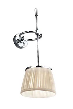 Hector chrome and ivory wall lamp . Jacques Garcia. 