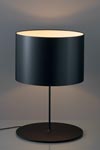 Grande lampe noire en fibre de carbone Half Moon intérieur ivoire. Karboxx. Grande lampe noire en fibre de carbone Half Moon intérieur ivoire. Karboxx.