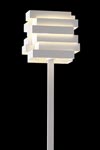 Lampadaire aluminium blanc à rectangles superposés Escape. Karboxx. Lampadaire aluminium blanc à rectangles superposés Escape. Karboxx.