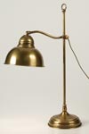 CM31 table lamp in aged brass on sliding stand. Latoaria. CM31 table lamp in aged brass on sliding stand. Latoaria.
