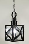 Palheiro hanging lantern in black-lacquered brass . Latoaria. Palheiro hanging lantern in black-lacquered brass . Latoaria.