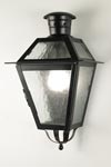 Portico LE18 N°2 black-lacquered brass exterior wall lantern. Latoaria. Portico LE18 N°2 black-lacquered brass exterior wall lantern. Latoaria.