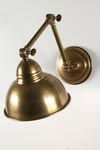 AP01 adjustable wall light in aged brass. Latoaria. AP01 adjustable wall light in aged brass. Latoaria.