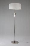 Lavina floor lamp in chromed metal and optical glass. Le Dauphin. Lavina floor lamp in chromed metal and optical glass. Le Dauphin.