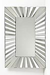 Grand miroir rectangulaire style soleil. Le Dauphin. Grand miroir rectangulaire style soleil. Le Dauphin.