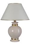 Ceramic beige and gold table lamp Lef . Le Dauphin. Ceramic beige and gold table lamp Lef . Le Dauphin.