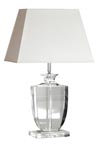 Glass table lamp witth ivory shade Versailles. Le Dauphin. Glass table lamp witth ivory shade Versailles. Le Dauphin.
