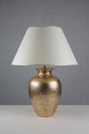 Hella black and gold amphora shaped table lamp. Le Dauphin. Hella black and gold amphora shaped table lamp. Le Dauphin.