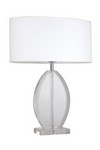 Honorine B clear glass table lamp. Le Dauphin. Honorine B clear glass table lamp. Le Dauphin.