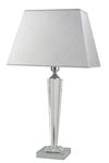 Large optic glass and gray fabric lamp Celya Ag. Le Dauphin. Large optic glass and gray fabric lamp Celya Ag. Le Dauphin.