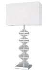 Large optical glass table lamp Artica. Le Dauphin. Large optical glass table lamp Artica. Le Dauphin.