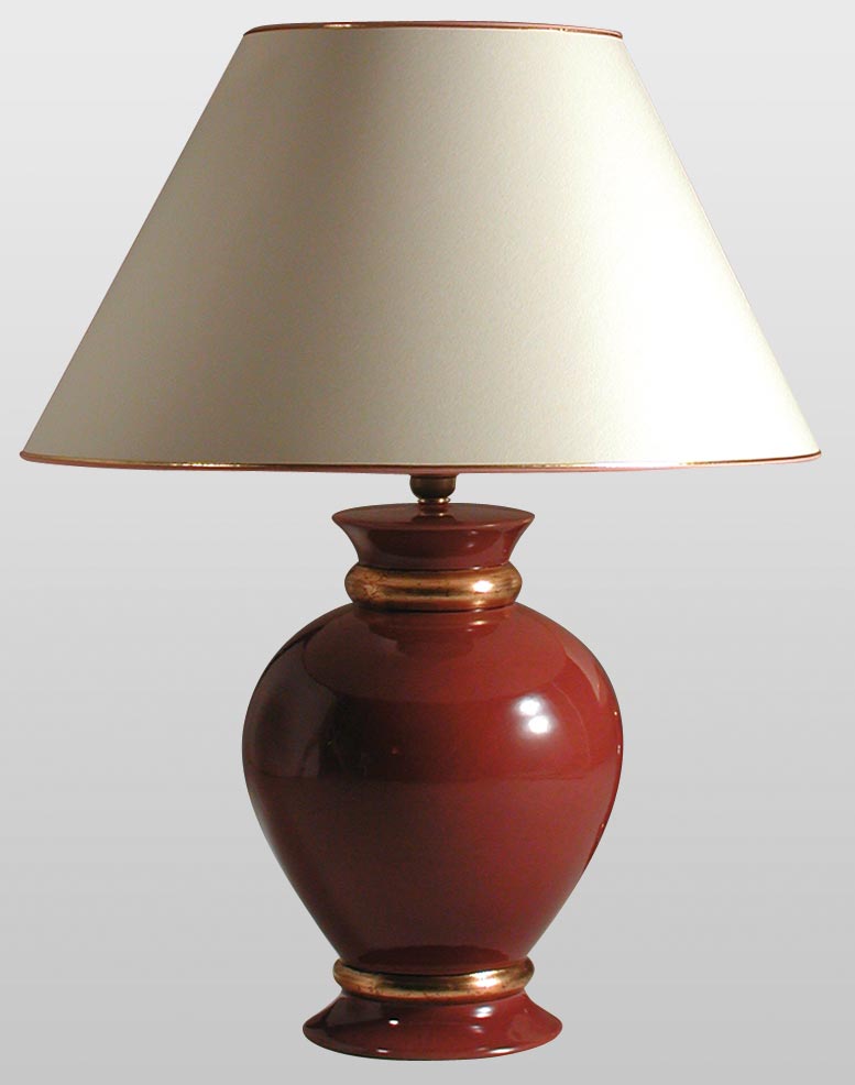Leffard Red Ruby And Gold Ceramic Table Lamp Le Dauphin Classical Leffard Red Ruby And Gold Ceramic Table Lamp Le Dauphin