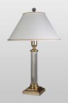 Lubin optical glass table lamp. Le Dauphin. Lubin optical glass table lamp. Le Dauphin.
