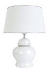Pearl white ceramic table lamp Riviera. Le Dauphin. Pearl white ceramic table lamp Riviera. Le Dauphin.