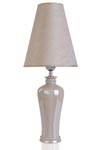 Pearly beige ceramic table lamp Laurana . Le Dauphin. Pearly beige ceramic table lamp Laurana . Le Dauphin.