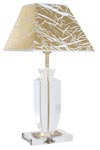 Pompadour Or optic glass table lamp. Le Dauphin. Pompadour Or optic glass table lamp. Le Dauphin.