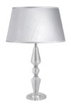 Silver-gray and optical glass table lamp Hermance. Le Dauphin. Silver-gray and optical glass table lamp Hermance. Le Dauphin.