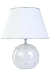 Tania ceramic white table lamp. Le Dauphin. Tania ceramic white table lamp. Le Dauphin.