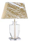 Versailles Or table lamp in optical glass. Le Dauphin. Versailles Or table lamp in optical glass. Le Dauphin.
