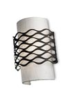 Alsacia applique coton beige et fer forgé. Leds C4. Alsacia applique coton beige et fer forgé. Leds C4.