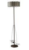 Alsacia lampadaire coton beige et fer forgé. Leds C4. Alsacia lampadaire coton beige et fer forgé. Leds C4.