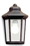Iris applique d'extérieur aluminium vieilli couleur rouille. Leds C4. Iris applique d'extérieur aluminium vieilli couleur rouille. Leds C4.