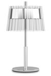 Iris lampe de table design ondulé transparent. Leds C4. Iris lampe de table design ondulé transparent. Leds C4.