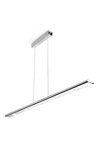 Troppo suspension design plate aluminium chrome et verre. Leds C4. Troppo suspension design plate aluminium chrome et verre. Leds C4.