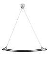 Athene suspension LED deux lumières sur flexible noir. Less 'n' More. Athene suspension LED deux lumières sur flexible noir. Less 'n' More.