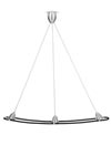 Athene suspension LED trois lumières en ligne sur flexible noir. Less 'n' More. Athene suspension LED trois lumières en ligne sur flexible noir. Less 'n' More.