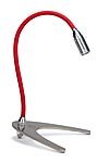 Zeus lampe de table LED aluminium flexible rouge. Less 'n' More. Zeus lampe de table LED aluminium flexible rouge. Less 'n' More.