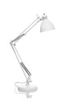 Lampe de bureau JJ articulée en métal blanc satiné. Leucos. Lampe de bureau JJ articulée en métal blanc satiné. Leucos.