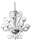 Lustre Bolero en verre transparent 9 lumières. Leucos. Lustre Bolero en verre transparent 9 lumières. Leucos.