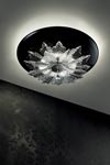 Plafonnier Orleans vasque en verre noir brillant. Leucos. Plafonnier Orleans vasque en verre noir brillant. Leucos.