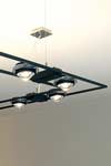Ocular 710 suspension en acier noir mat. Licht Im Raum. Ocular 710 suspension en acier noir mat. Licht Im Raum.