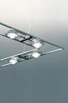 Ocular 710 suspension en acier poli brillant. Licht Im Raum. Ocular 710 suspension en acier poli brillant. Licht Im Raum.