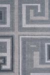 Tapis grand motif géométrique gris 140x200cm. Ligne Pure. Tapis grand motif géométrique gris 140x200cm. Ligne Pure.