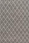 Tapis losanges blanc sur fond gris 140x200cm. Ligne Pure. Tapis losanges blanc sur fond gris 140x200cm. Ligne Pure.