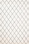 Tapis losanges gris sur fond blanc 140x200cm. Ligne Pure. Tapis losanges gris sur fond blanc 140x200cm. Ligne Pure.